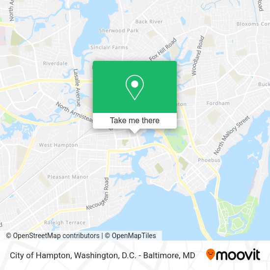 City of Hampton map