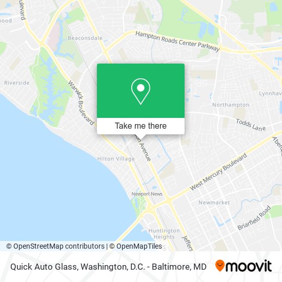 Quick Auto Glass map
