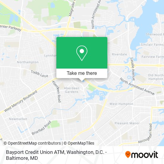 Mapa de Bayport Credit Union ATM