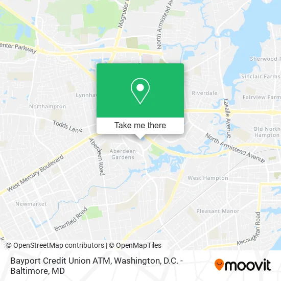 Mapa de Bayport Credit Union ATM