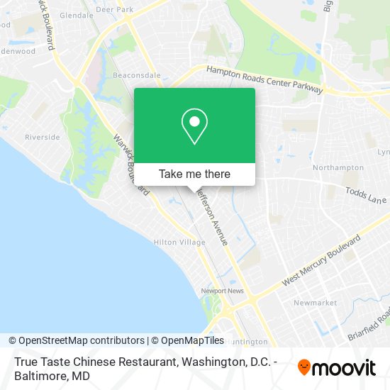 True Taste Chinese Restaurant map