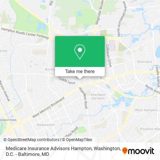 Medicare Insurance Advisors Hampton map