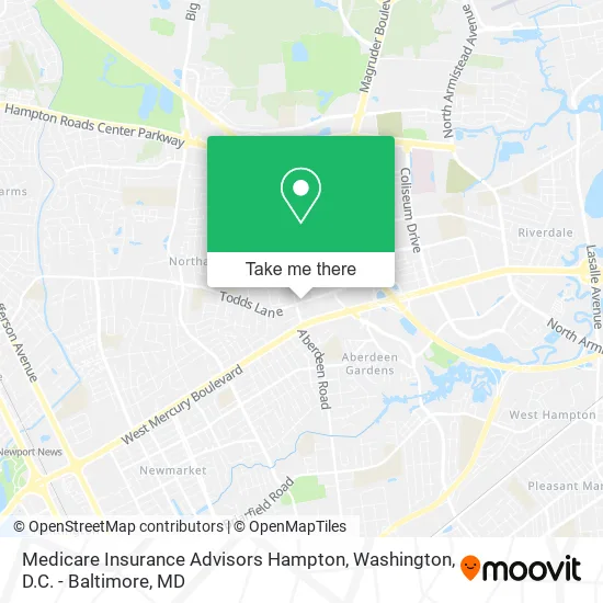 Medicare Insurance Advisors Hampton map