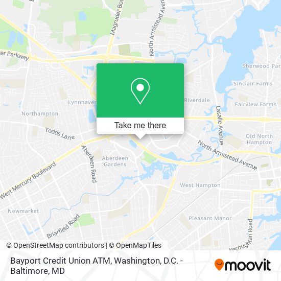 Mapa de Bayport Credit Union ATM