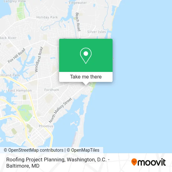 Roofing Project Planning map