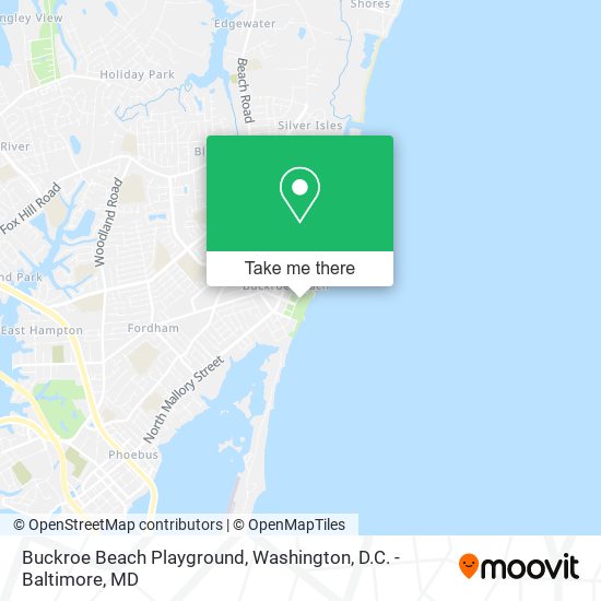 Buckroe Beach Playground map