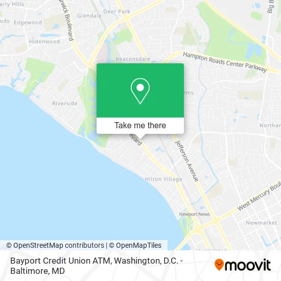 Mapa de Bayport Credit Union ATM