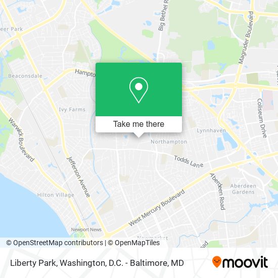 Mapa de Liberty Park