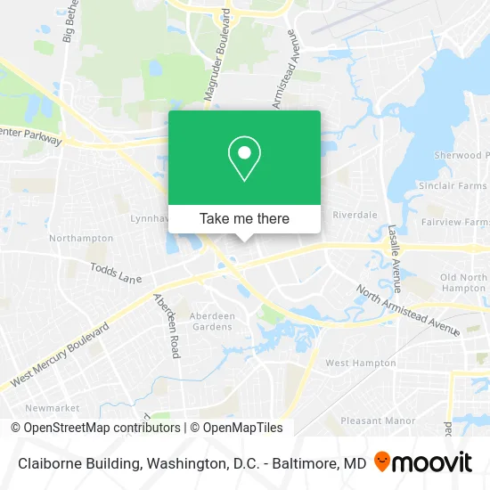 Claiborne Building map