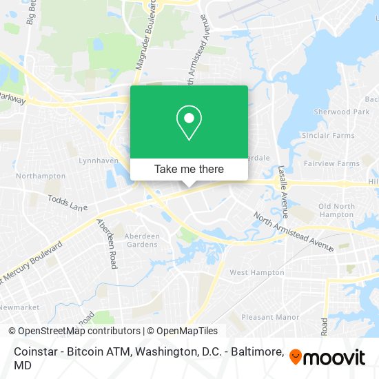 Coinstar - Bitcoin ATM map