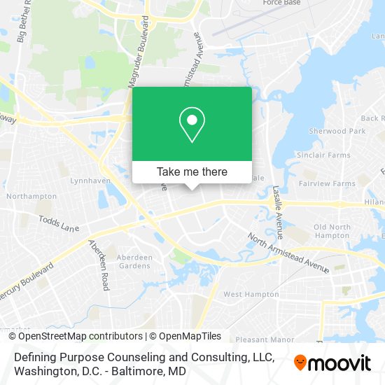 Defining Purpose Counseling and Consulting, LLC map