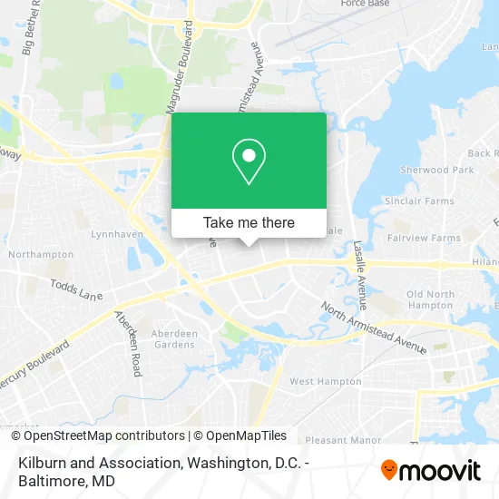 Mapa de Kilburn and Association