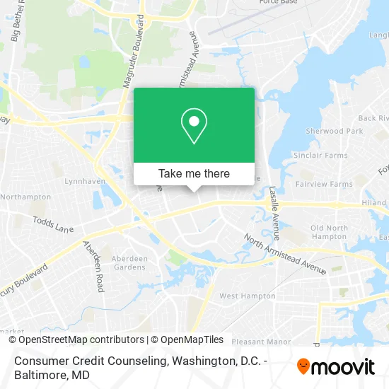 Mapa de Consumer Credit Counseling