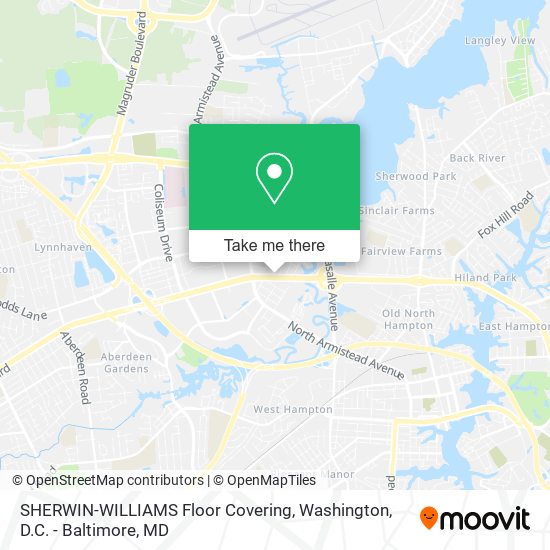 SHERWIN-WILLIAMS Floor Covering map