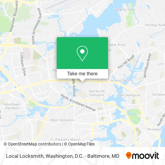 Local Locksmith map