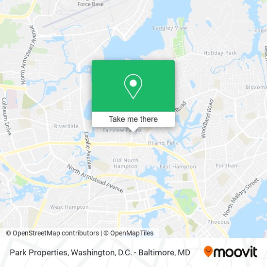 Park Properties map