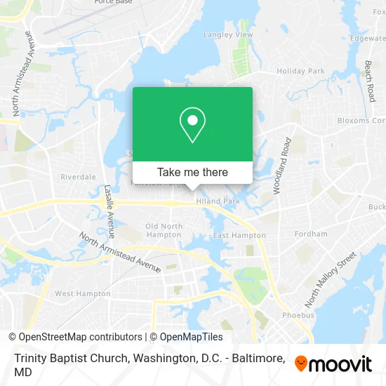 Trinity Baptist Church map