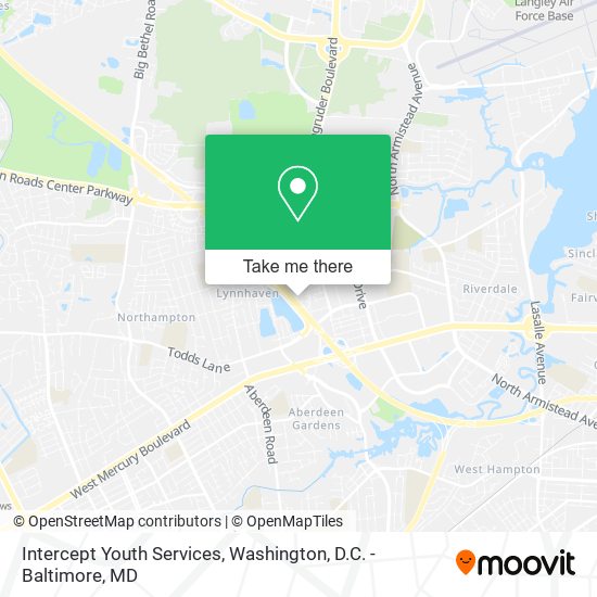 Mapa de Intercept Youth Services