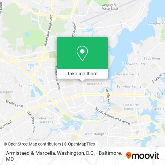 Armistaed & Marcella map