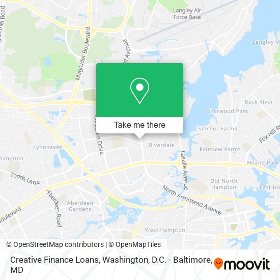 Creative Finance Loans map