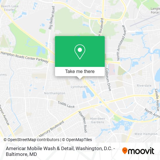 Americar Mobile Wash & Detail map