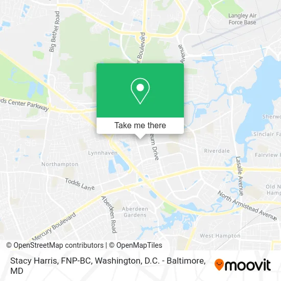 Stacy Harris, FNP-BC map