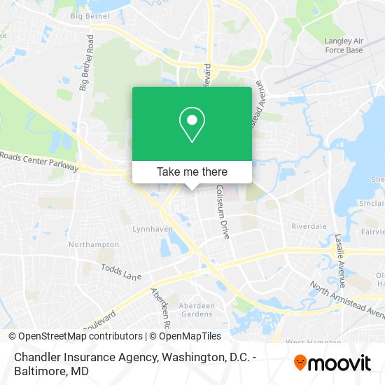 Mapa de Chandler Insurance Agency