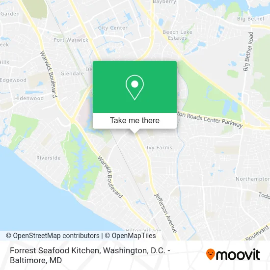 Forrest Seafood Kitchen map