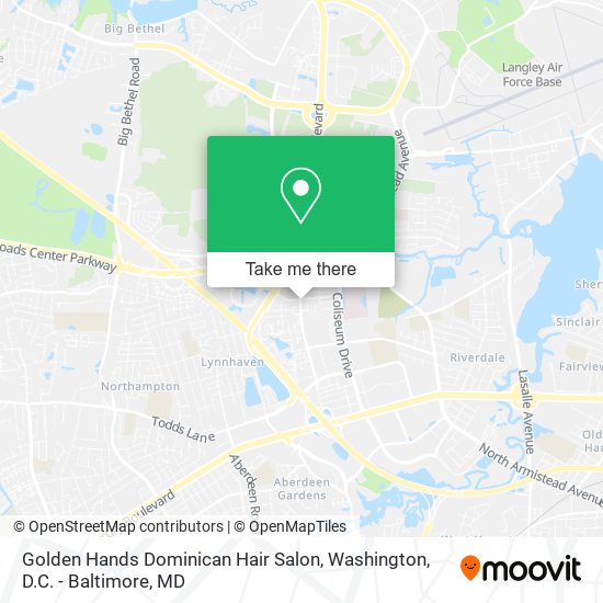 Golden Hands Dominican Hair Salon map
