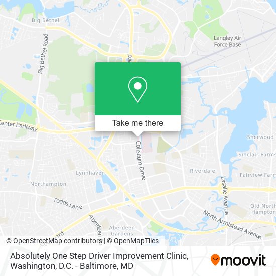 Absolutely One Step Driver Improvement Clinic map