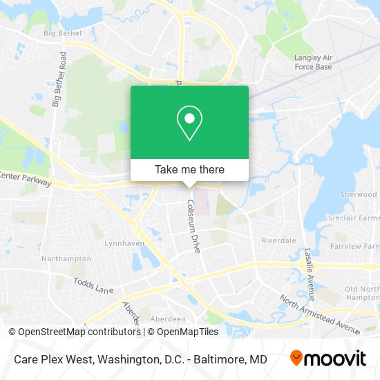 Mapa de Care Plex West