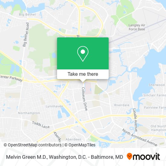 Mapa de Melvin Green M.D.