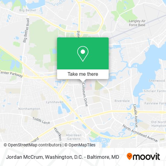 Mapa de Jordan McCrum