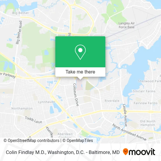 Colin Findlay M.D. map