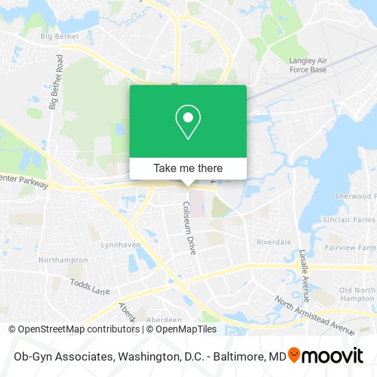 Mapa de Ob-Gyn Associates