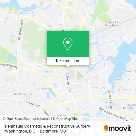 Peninsula Cosmetic & Reconstructive Surgery map