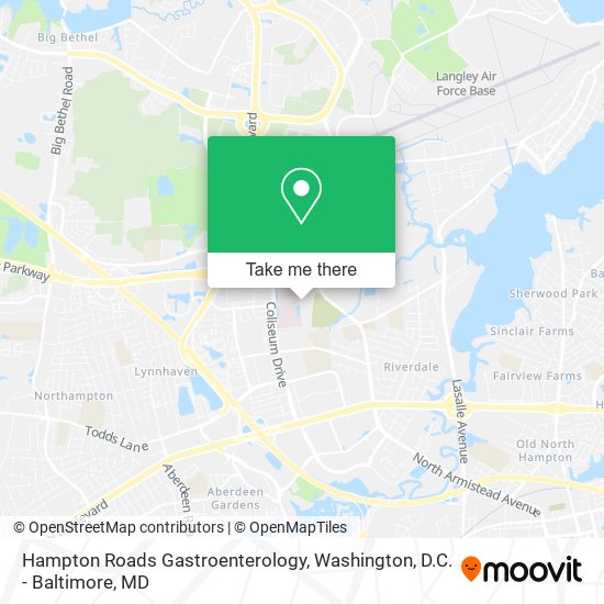 Mapa de Hampton Roads Gastroenterology