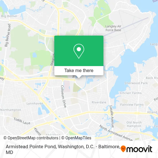 Armistead Pointe Pond map