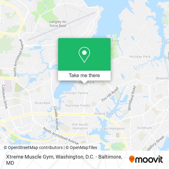 Mapa de Xtreme Muscle Gym