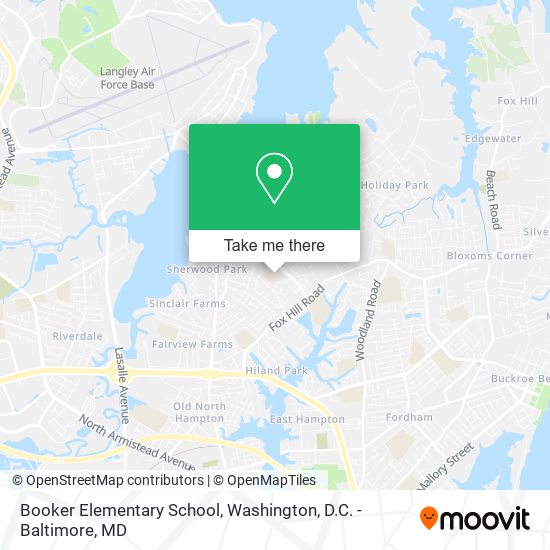 Booker Elementary School map