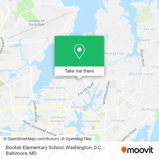 Mapa de Booker Elementary School