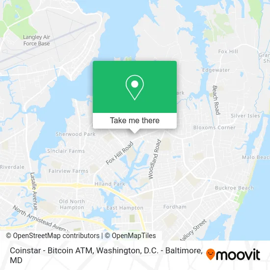 Coinstar - Bitcoin ATM map