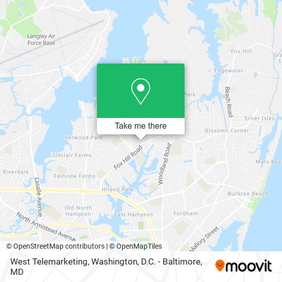 West Telemarketing map