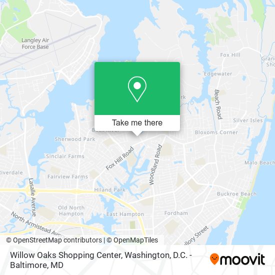 Willow Oaks Shopping Center map