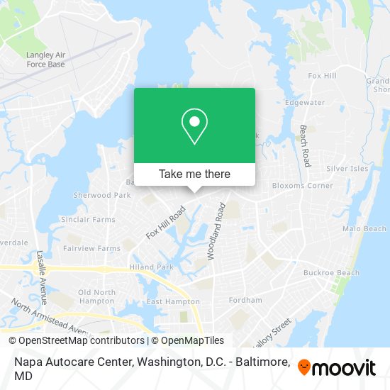 Napa Autocare Center map