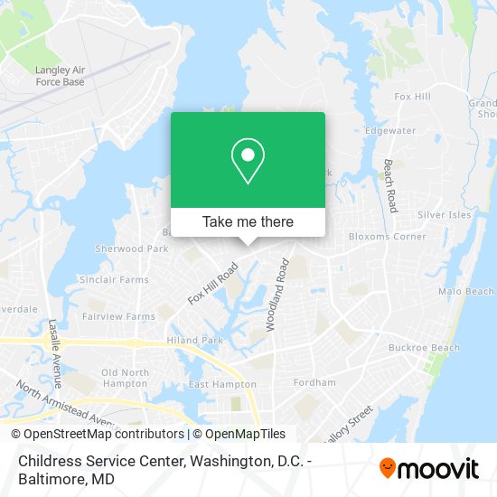Mapa de Childress Service Center