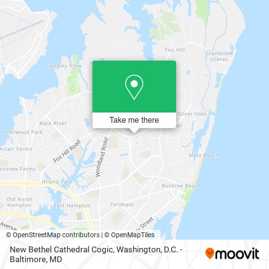New Bethel Cathedral Cogic map