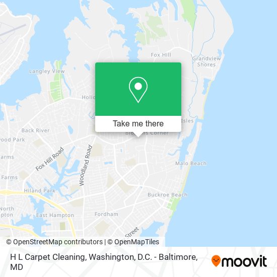 H L Carpet Cleaning map