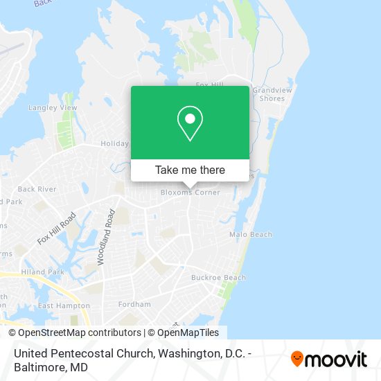 United Pentecostal Church map
