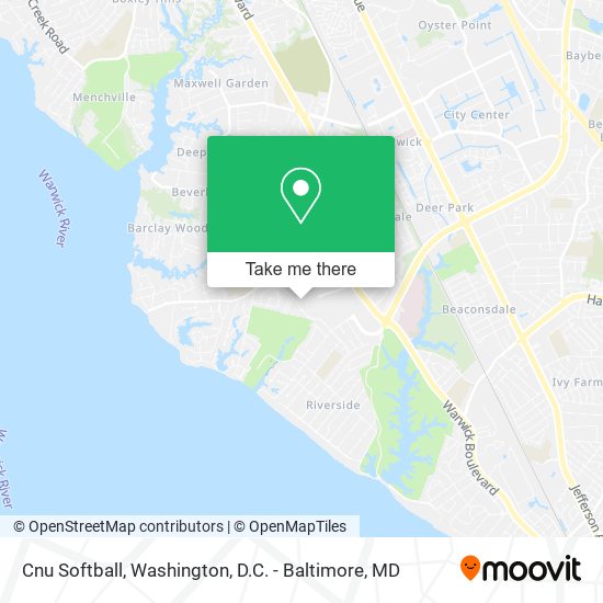 Mapa de Cnu Softball